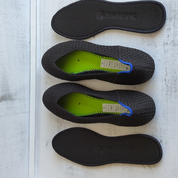 ❤️ ROTHYS HONEYCOMB ROUND TOE WOMEN'S FLATS SHOES - Picture 8 of 15